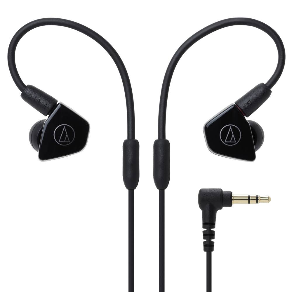 Audio-Technica ATH-LS50 BK Black Dynamic In-Ear Headphones