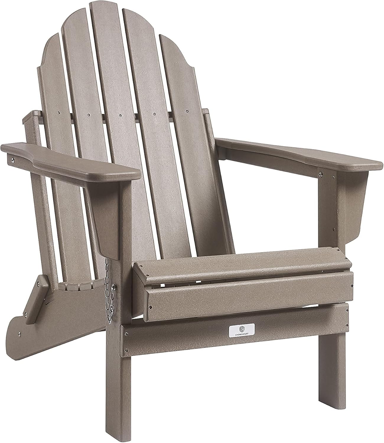 Ehomexpert Classic Outdoor Adirondack Folding Chair for Garden Porch Patio Deck Backyard, Weather Resistant Accent Furniture, Navy Blue