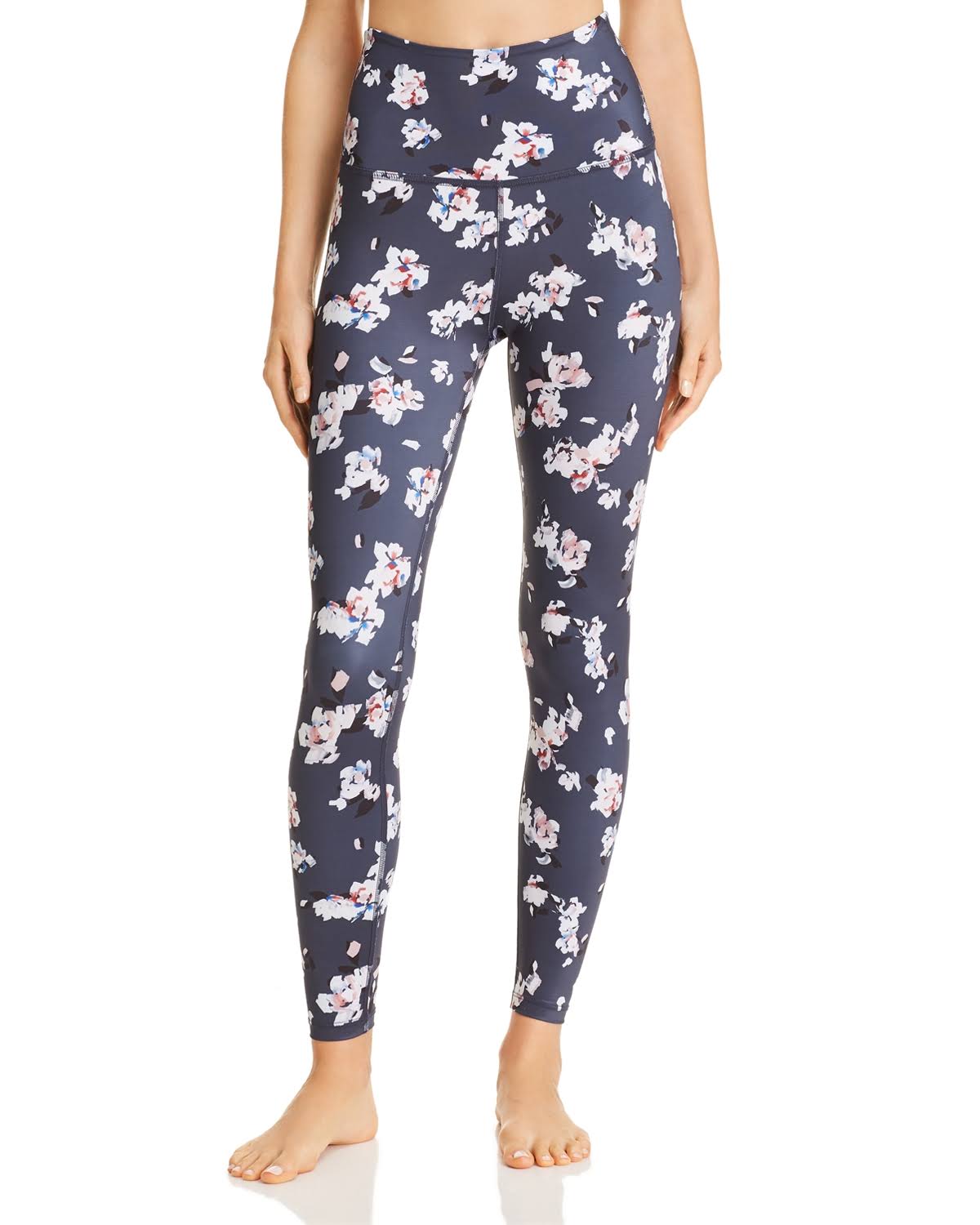 Beyond Yoga High Waisted Midi Leggings Black Tiger Stripe M