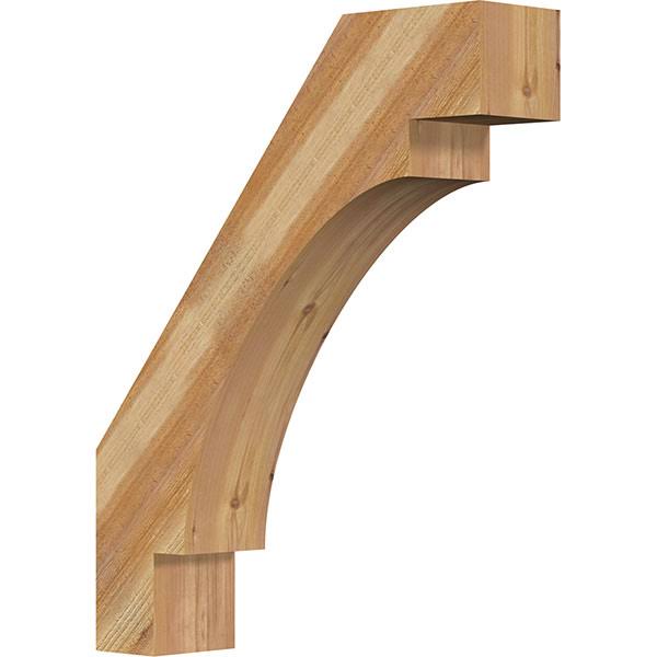 6x22W x 26x22D x 32x22H Merced Rough Sawn Brace, Western Red Cedar