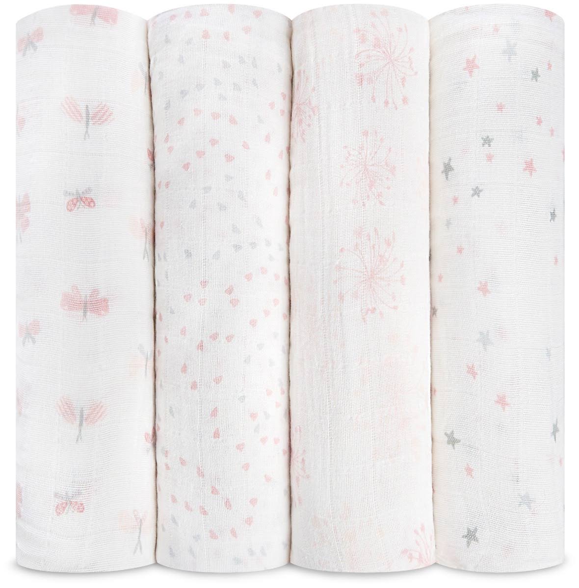 Aden + Anais Classic Swaddle 4 Pack - Lovely Reverie