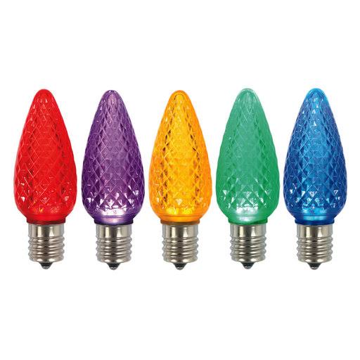 C9 Faceted LED Multi Bulb .96w - Vickerman