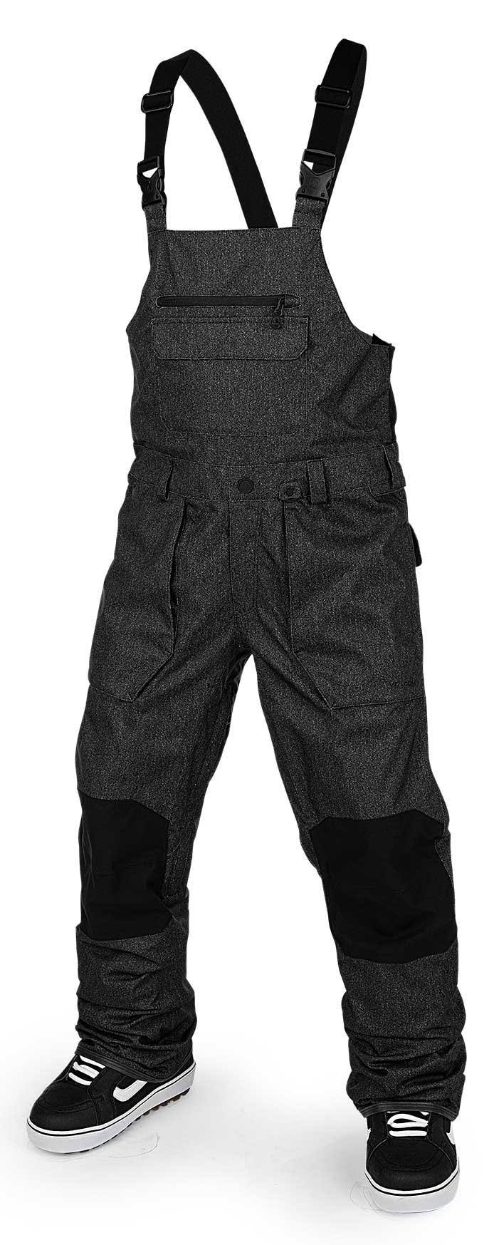 Volcom -ROAN Bib Overall - Black Static / Large