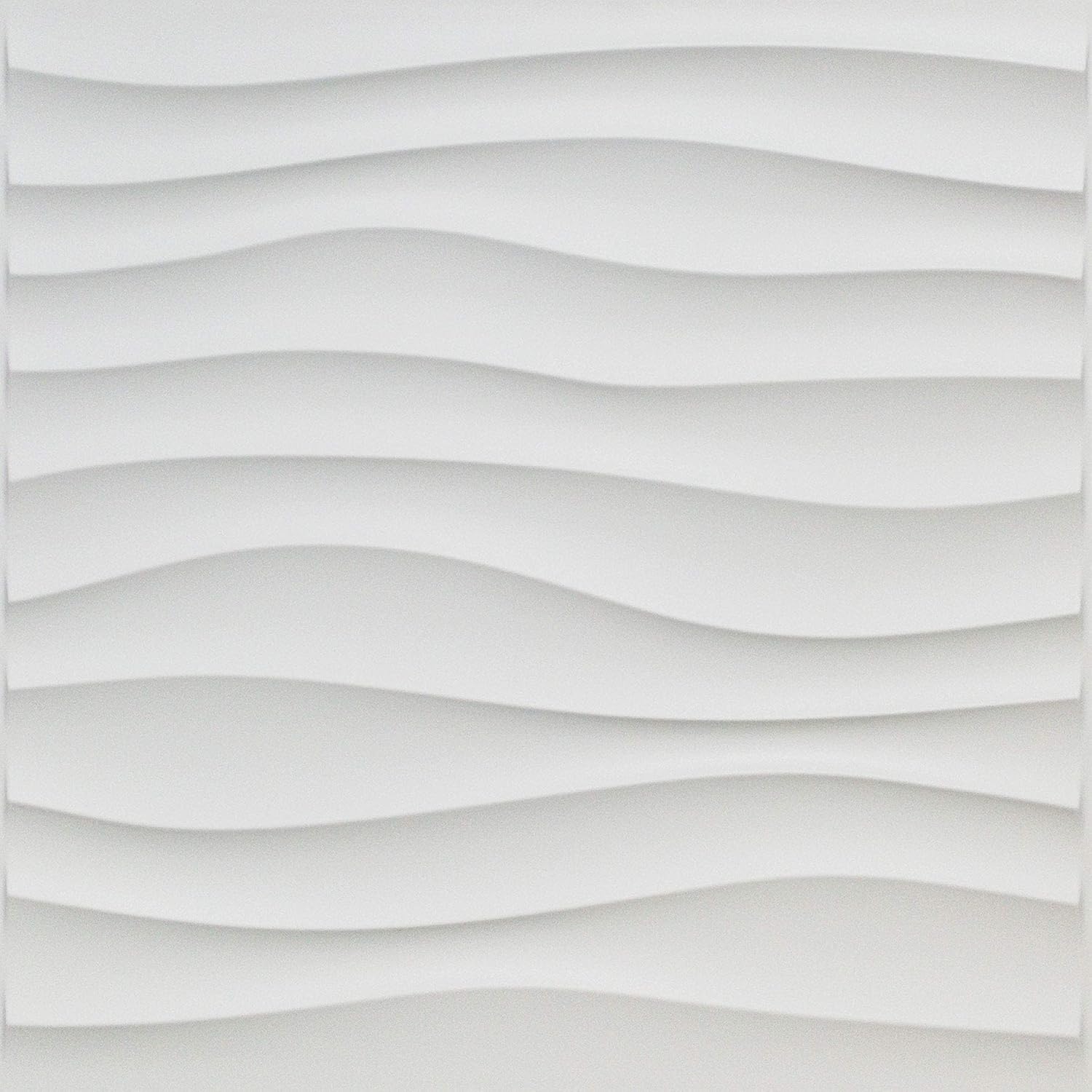 Art3d PVC Wave Panels for Interior Wall Decor, Black Textured 3D Wall Tiles, 19.7