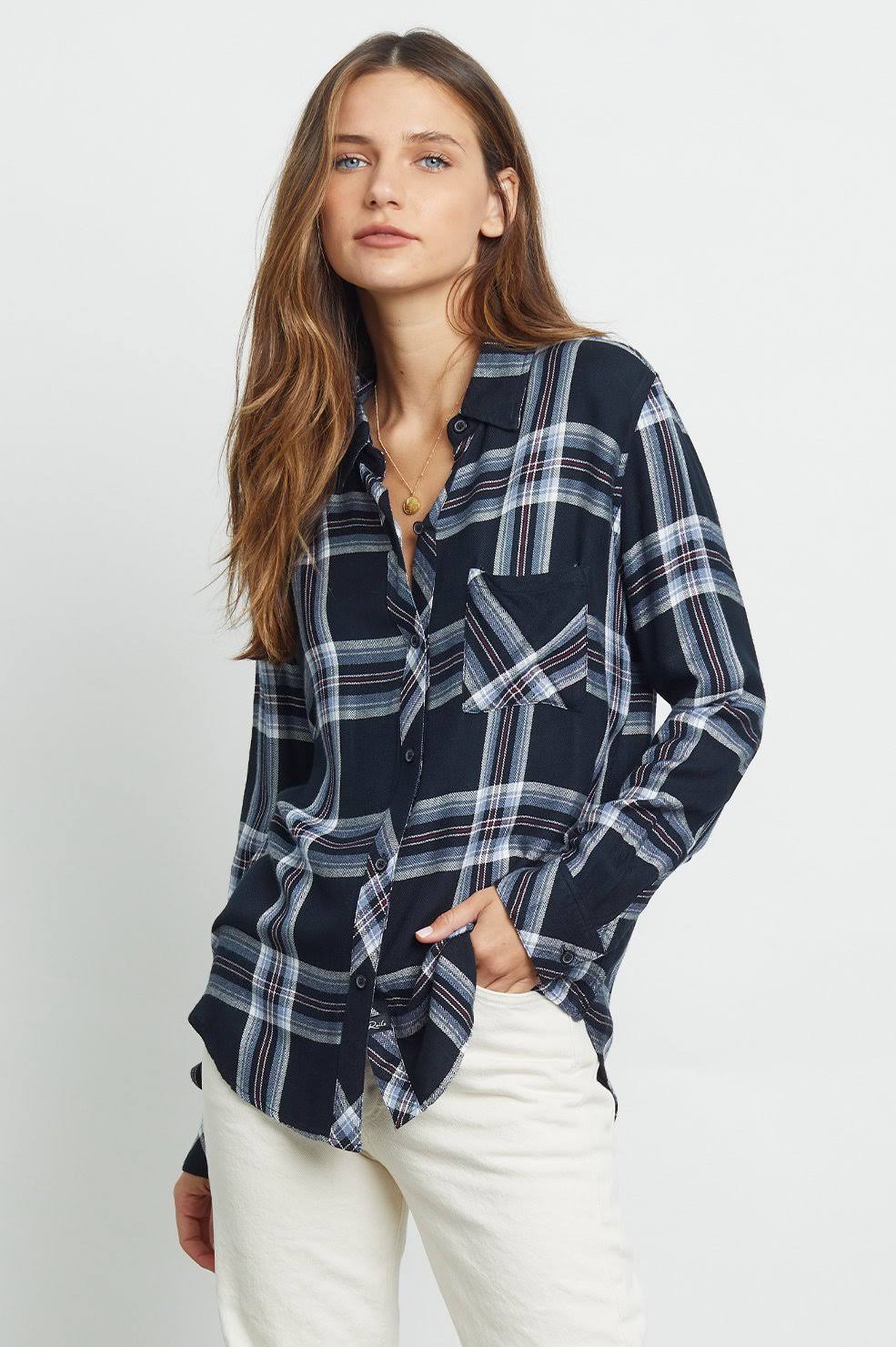 Rails Hunter Top - Black Celeste Rouge