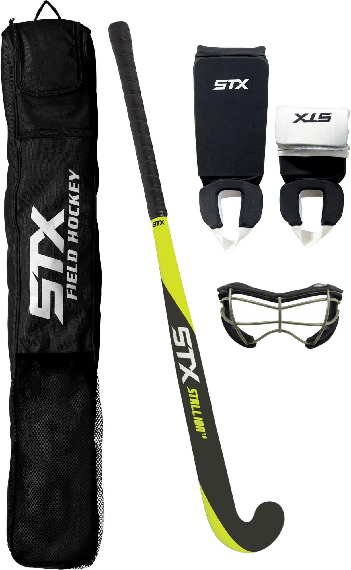 STX Stallion 50 Junior Field Hockey Package 2019, Black