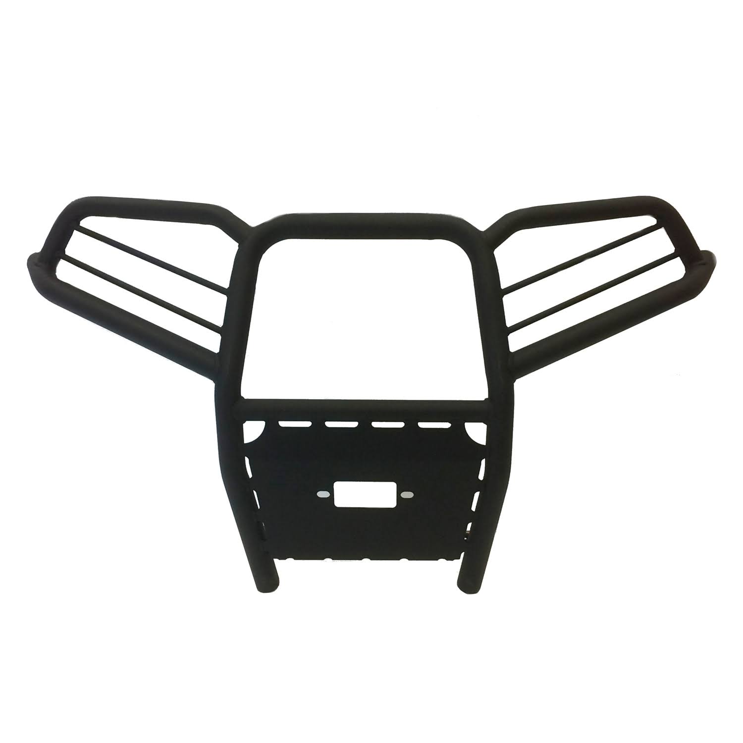 Bison 166-156T ATV Front Bumper Wrinkle Black Polaris Sportsman 450 570 15-2021 Black