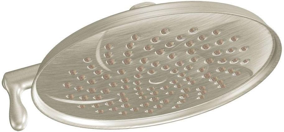 Moen S1311BL Isabel 8-Inch Two-Function Showerhead with Immersion Technology, Matte Black