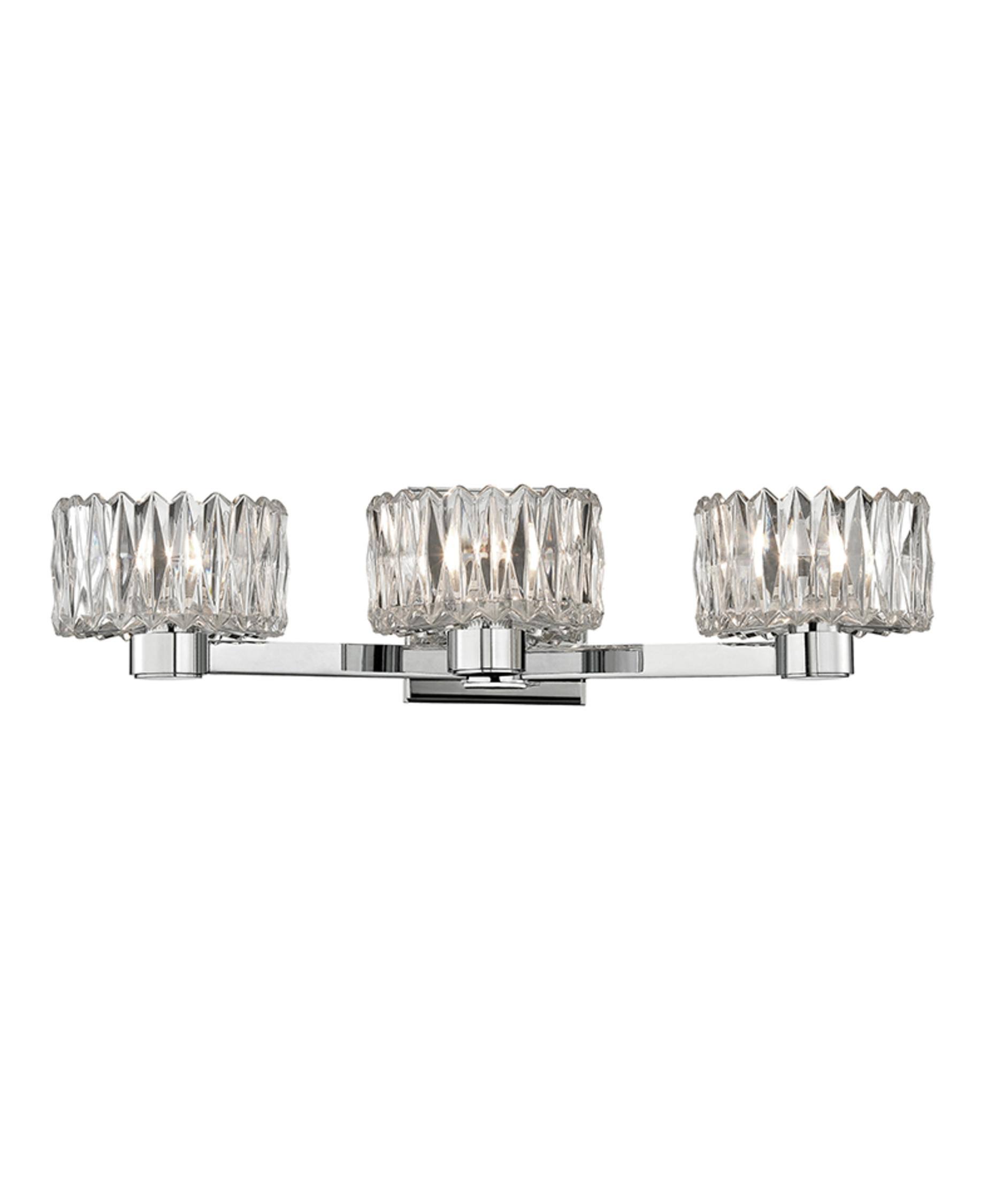 Hudson Valley 2173-PC Anson 3 Light Bath BRACKET, Polished Chrome
