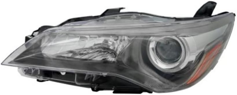 For Toyota Camry 2015 2016 2017 Driver Side Headlight Assembly | Composite | LED | Black Housing | XSE | TO2502224 | 8115006C70