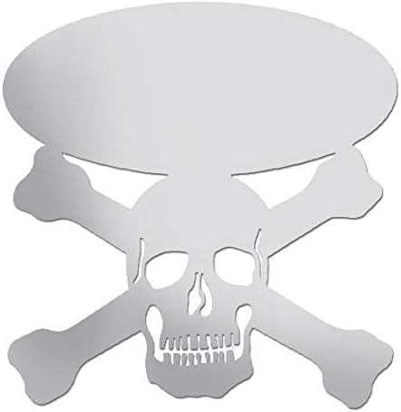 Hood Emblem Skull & Bones Accent Fits Peterbilt