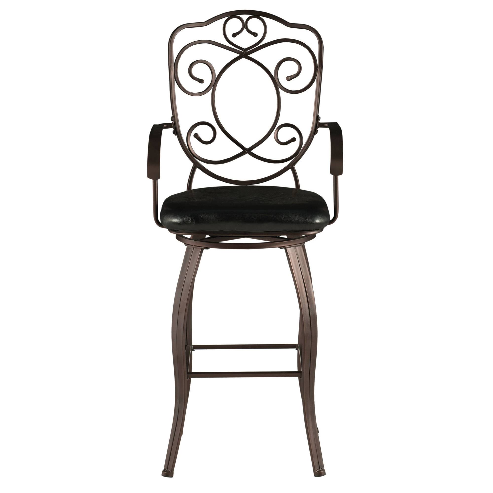 30x22 Clacy Barstool Brown - Linon