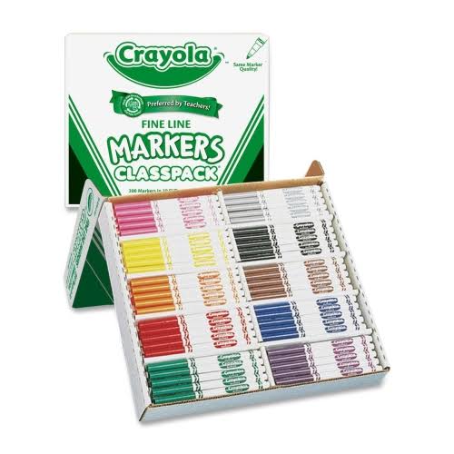 Crayola Classpack Fine Line Markers (588210)