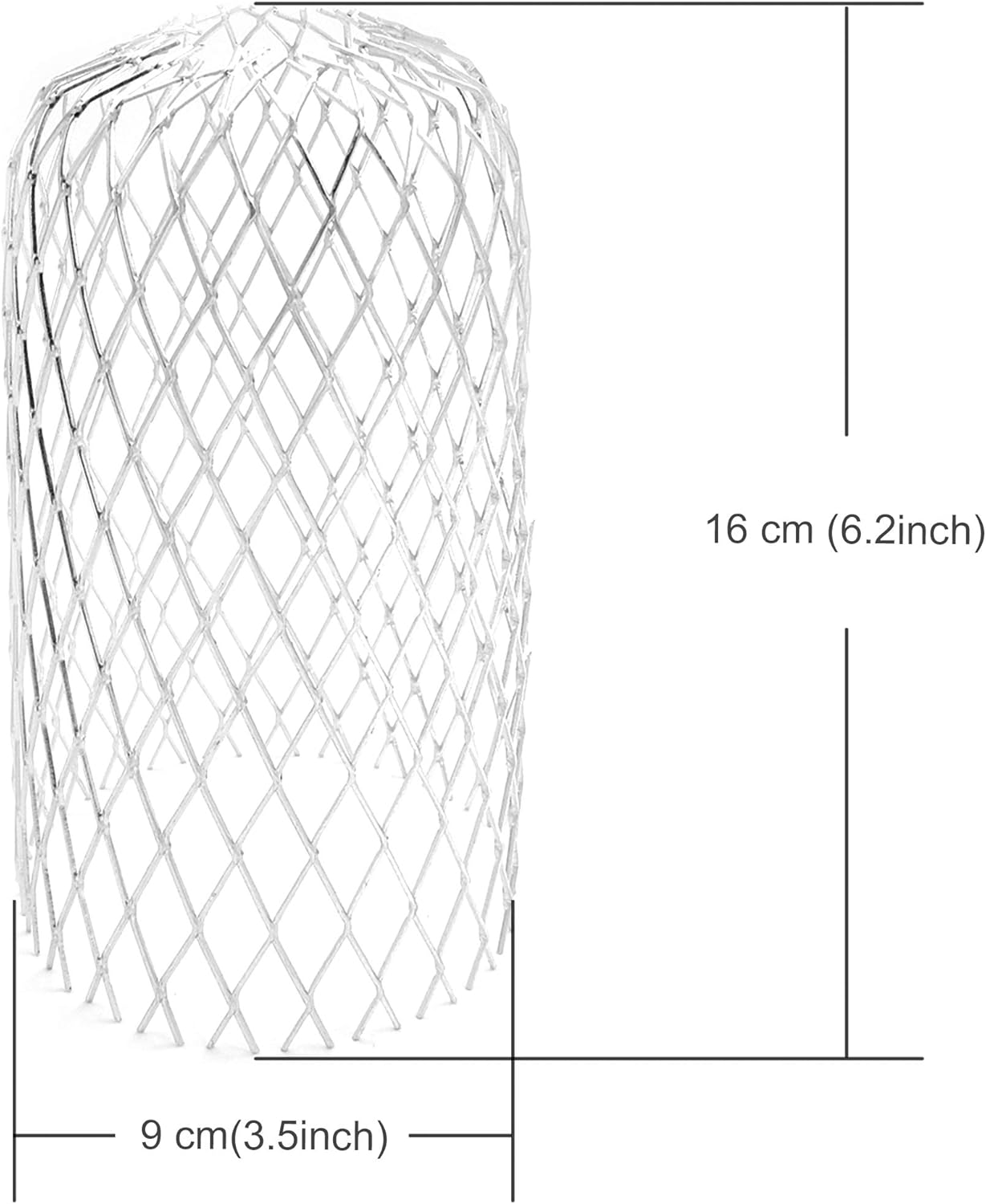 AIRGAME 6 Pack Gutter Guard 3 Inch Expand Aluminum Filter Strainer.gutter downspout extension. Stops Blockage from Leaves and Debris.