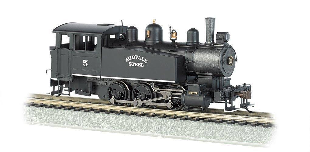 Bachmann Industries 060 Porter Side Tank DCC Equipped Locomotive Midvale Steel #5 HO Scale Train Car