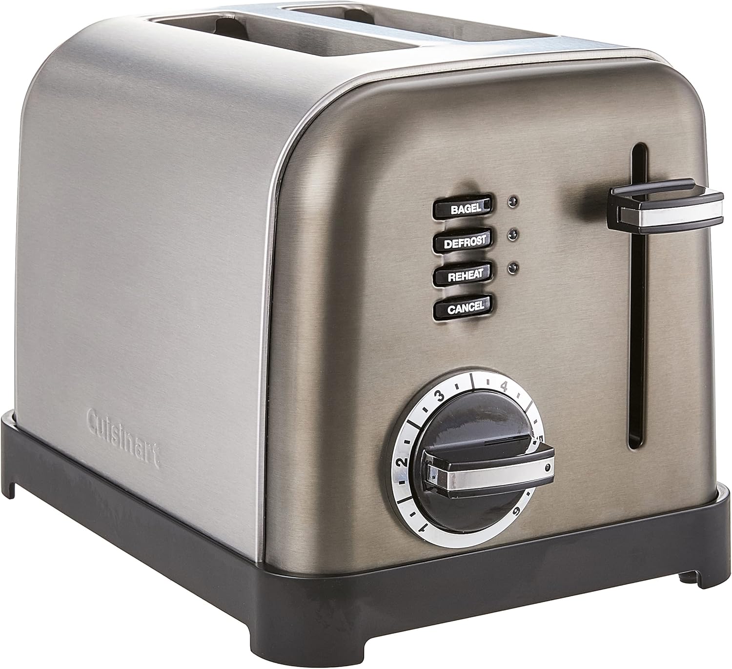 Cuisinart CPT-160BKS Metal Classic Toaster, 2-Slice, Black Stainless Pack of 2