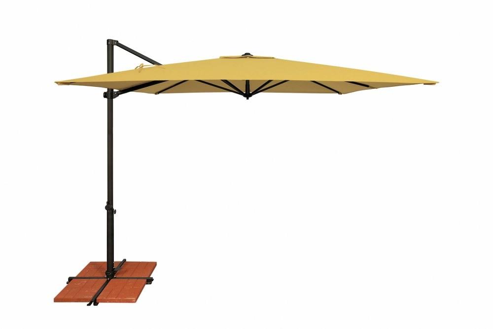 SimplyShade SSAG5A-86SQ09-D3474 Skye Cantilever Umbrella in Taupe/Black, Contemporary u0026 Modern | Bellacor