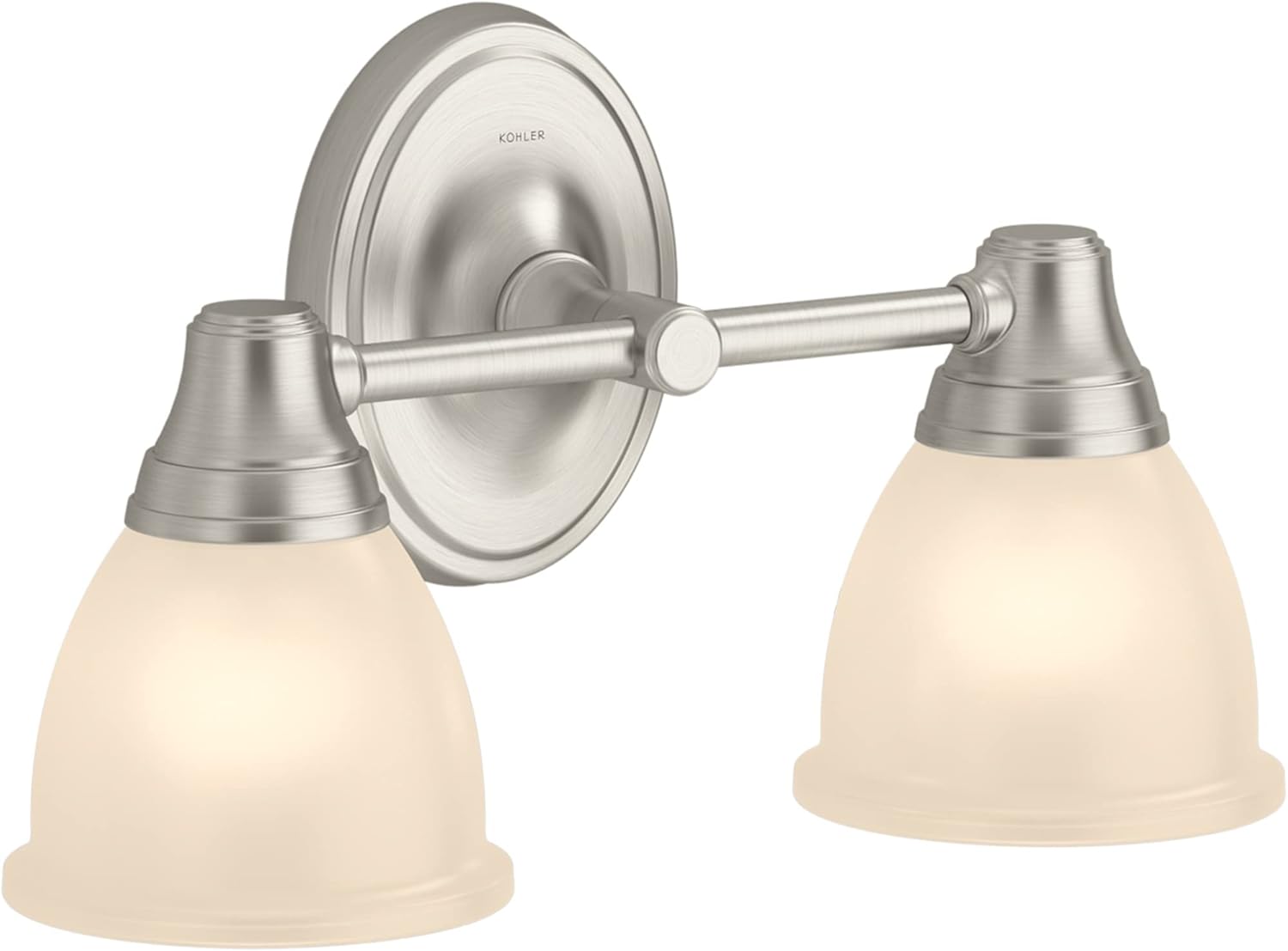 KOHLER Forte Bathroom Vanity Light Fixture, Wall Sconce Lighting, Position Facing Up or Down, UL Listed, 3 Light, Matte Black