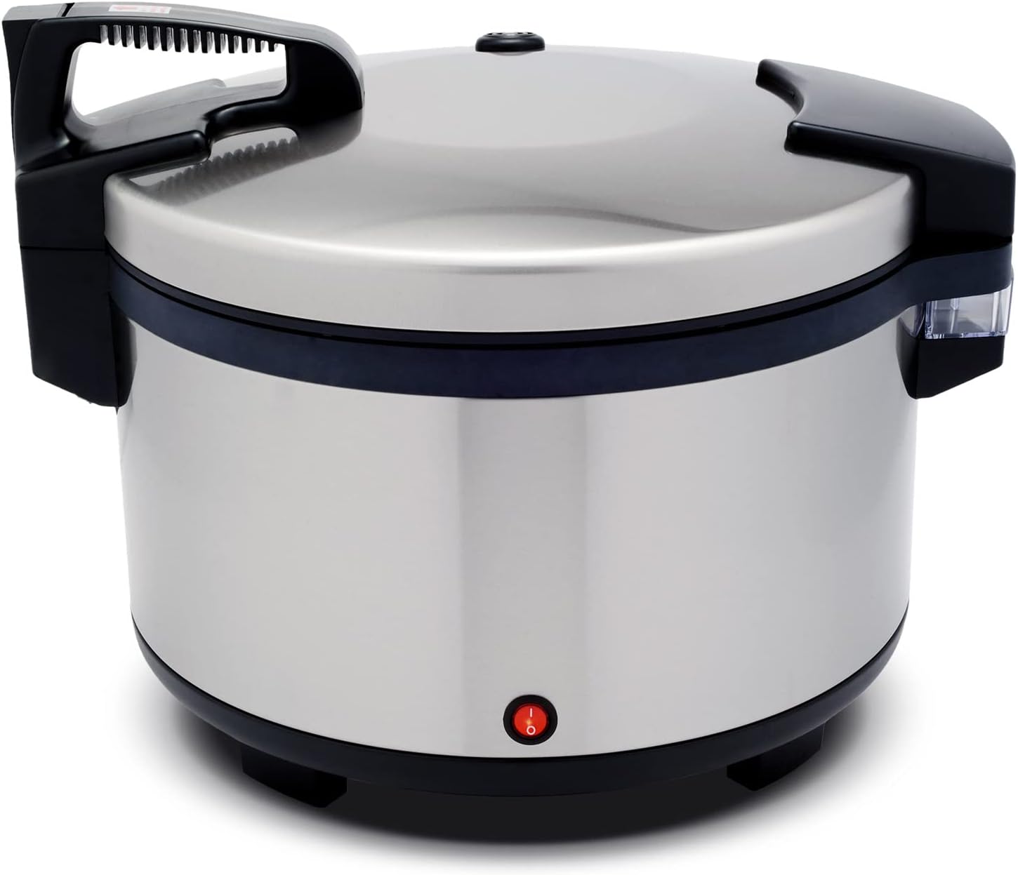 Commercial Electric Rice Warmer - Large Capacity Stainless Steel 100 Cup Rice & Soup Warmer Pot (Not a Rice Cooker) - Non Stick & Forms a Tight Seal to Keep Rice Fluffy for 12 Hours