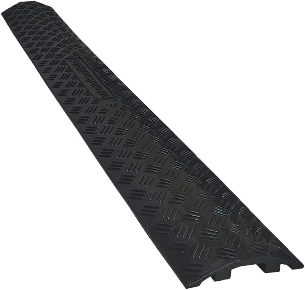 Electriduct Drop Trak Cable & Hose Protector Cord Cover - Medium - Black