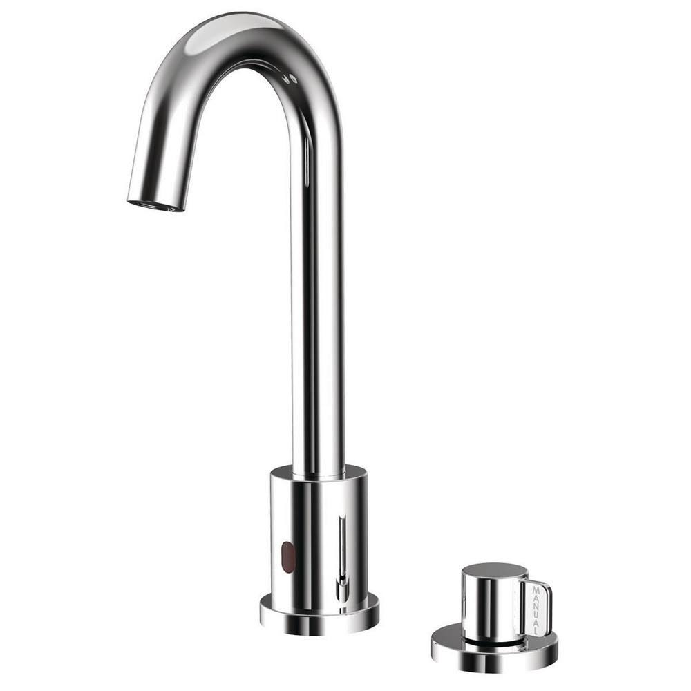 Speakman SF-9207-TMV Gooseneck AC Powered Sensor Centerset Bathroom Faucet