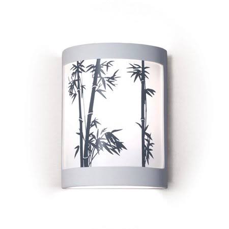 A19 Silhouette Konishi 1-Light Wall Sconce - Finish: Firecracker Glaze, Wet Location Compatible: No, Diffuser: No F200E+FC