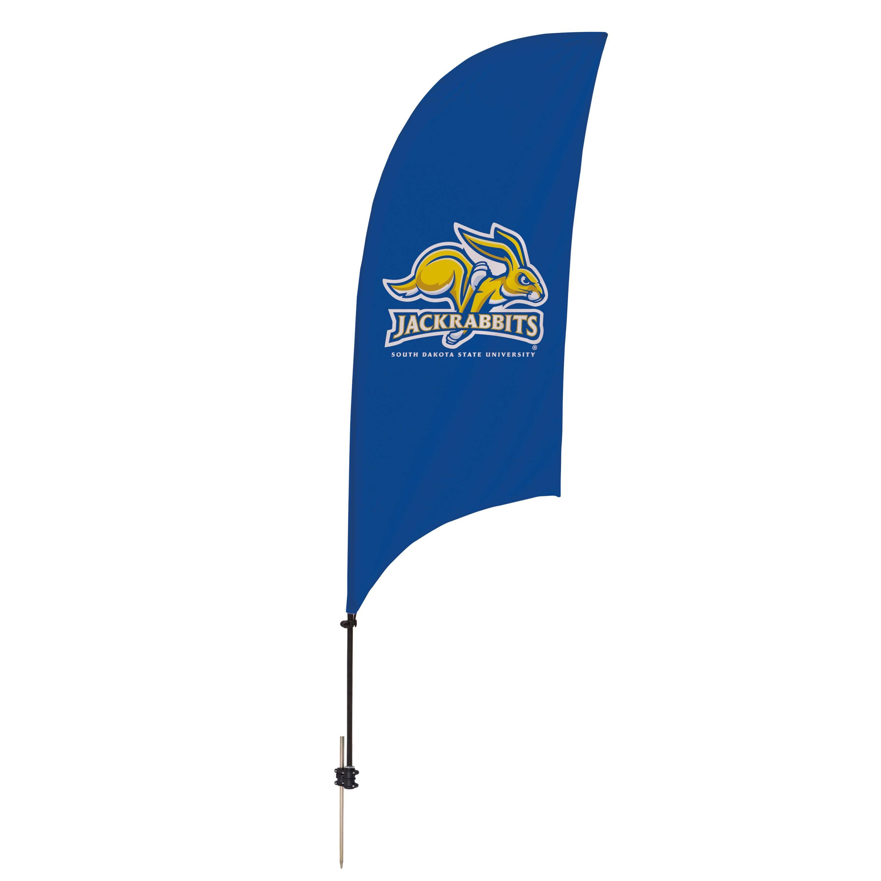 South Dakota State Jackrabbits 7.5& Razor Feather Stake Flag