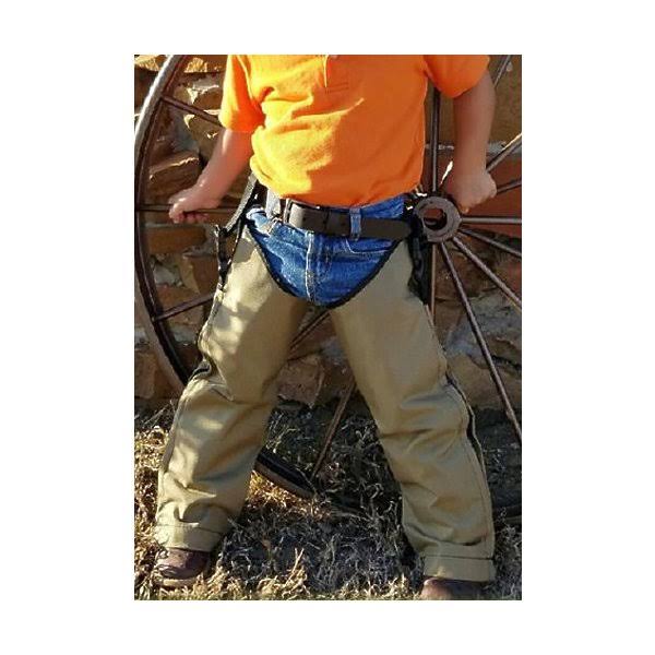 Crack Shot Y-13979 Youth Snake Chapz Khaki Tan - Extra Large