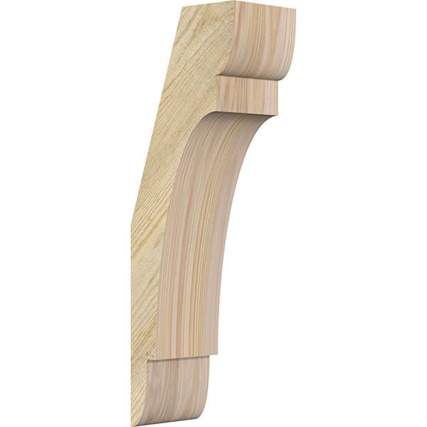 Ekena Millwork 4x22W x 6x22D x 18x22H Olympic Rough Sawn Brace, Douglas Fir