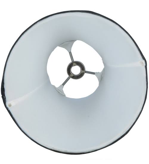 Meyda 6x22W x 5x22H Trumpet Black Fabric Shade