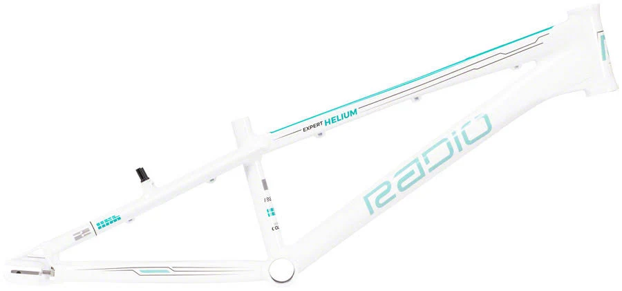 BMX Race Frame Radio Helium 20x22 2020 Aluminum (White)