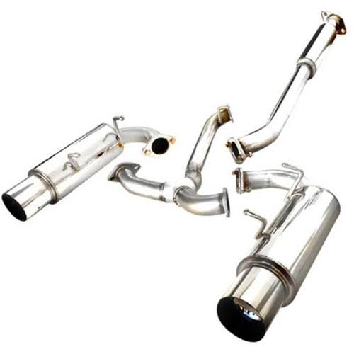 Spec-D Tuning Mfcat2-frs12 Catback Exhaust System Dual Tip for 12 Scion Frs, 18 x 12 x 54 in., Multicolor