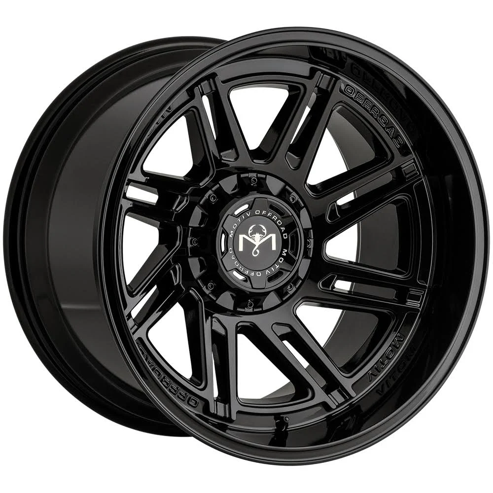 Motiv Offroad 425B 22x10 5x127/5x139.7 -12et Gloss Black Wheel