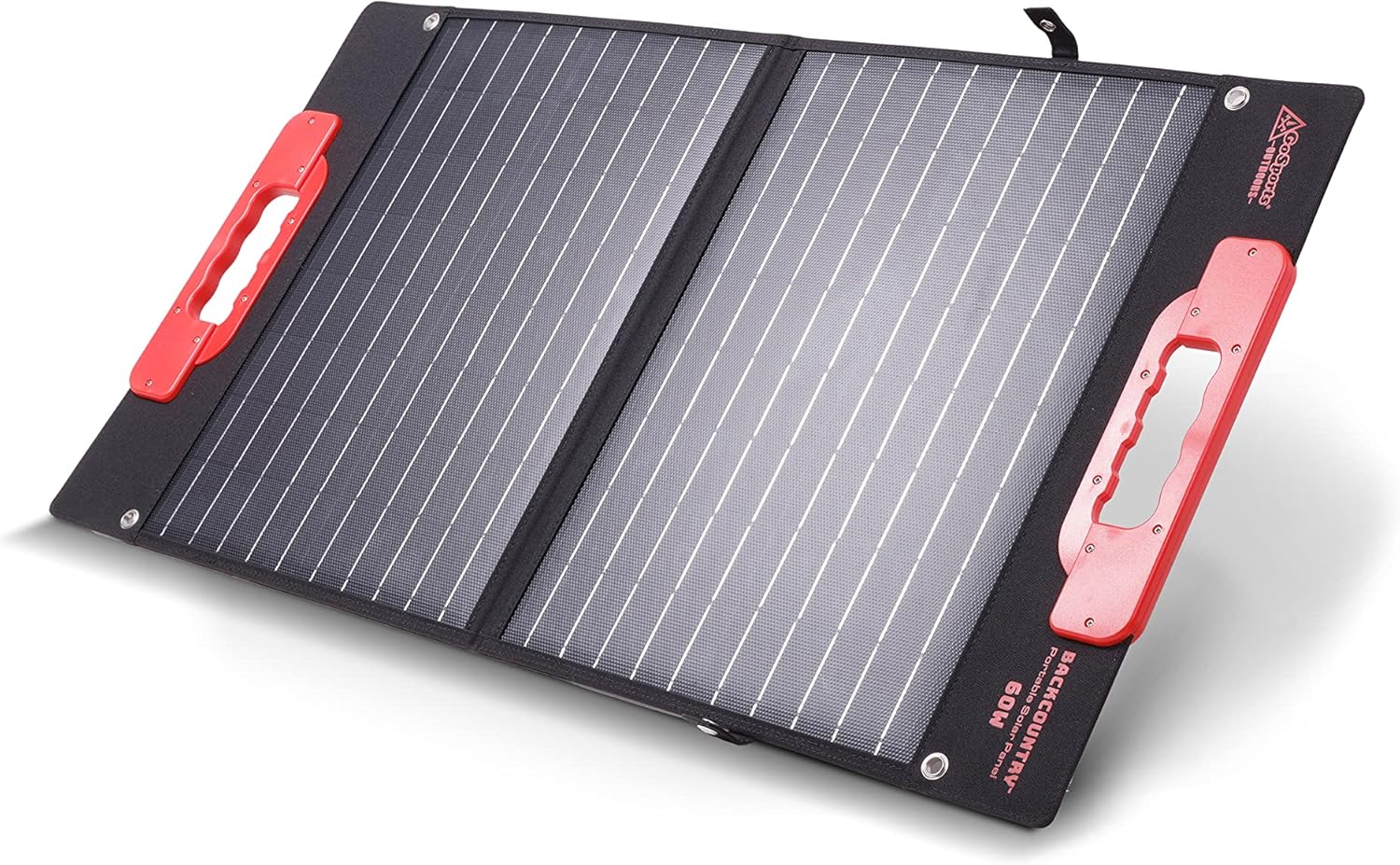 GoSports Outdoors GSO-PP-BACKCOUNTRY-SOLAR-60-1 Backcountry 60W Portable Solar Panel, Black