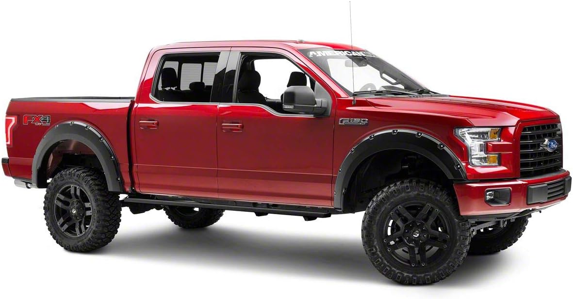 Barricade Barricade Aluminum Running Boards; Black Compatible with 15-22 F-150 SuperCab