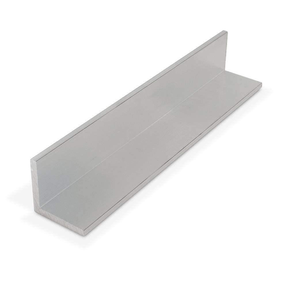 Outwater Plastics Alu1569-316-M Mill Finish1-1/2 inchx1-1/2 inchx3/16 inch Aluminum Angle MOULDING 48 inch Lengths (Pack of 3)