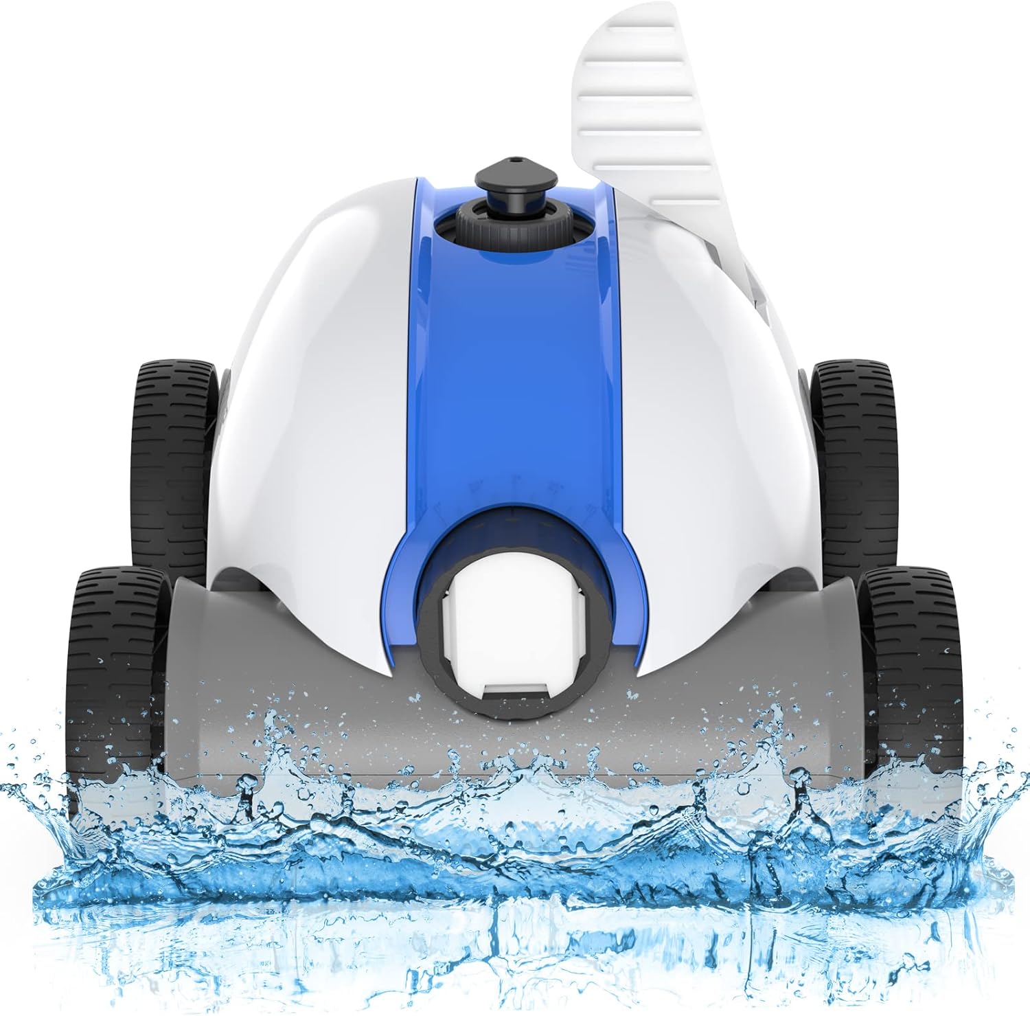 Rock&Rocker Cordless Robotic Pool Cleaner, Automatic Pool Vacuum with 60-90 Mins Working Time, Rechargeable Battery, IPX8 Waterproof for Above/In-Ground Swimming Pools Up to 861 Sq Ft