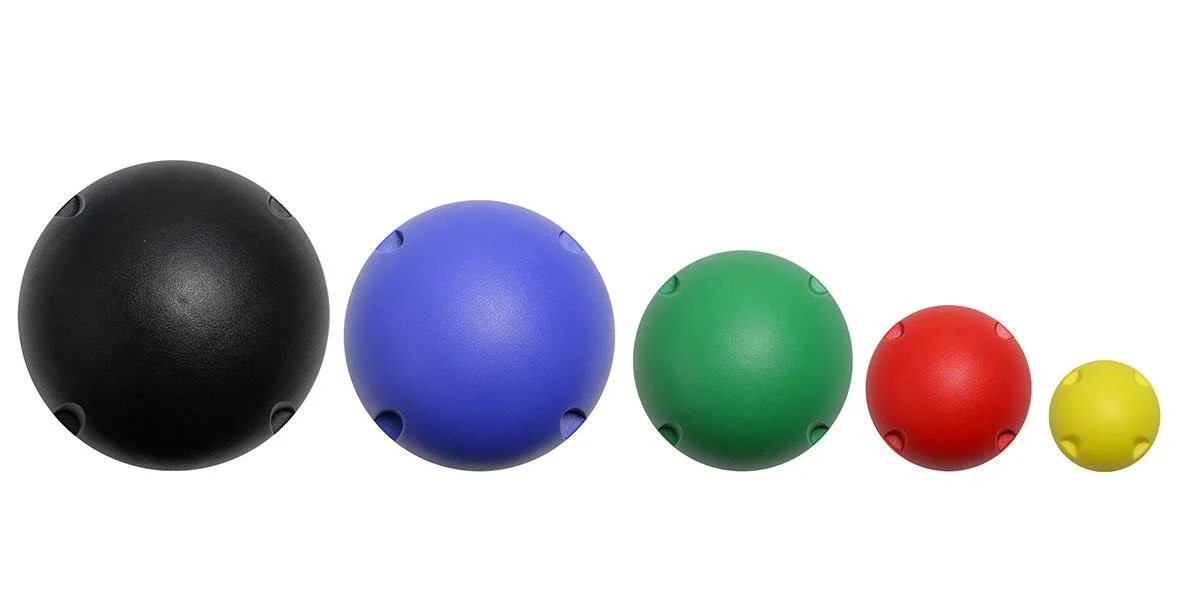 Cando MVP Balance System - 5-Ball Set (1 Each: Yellow Red Green Blue Black) No Rack