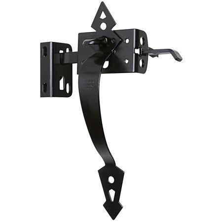 National Hardware N109-040 Gate Thumb Latch Heavy Duty Black
