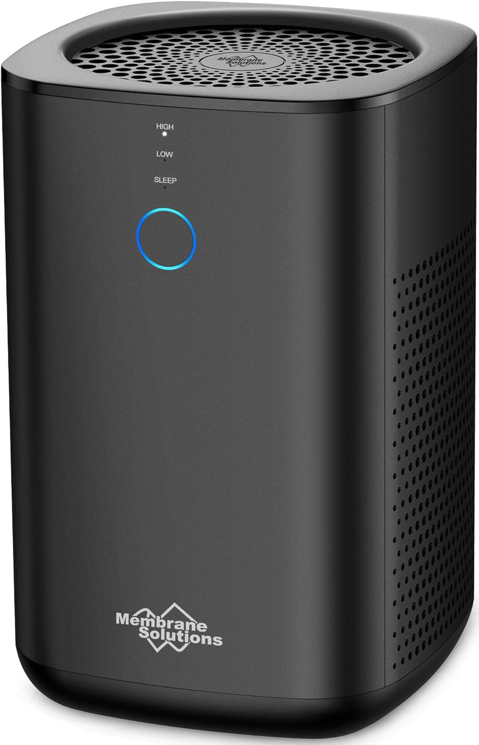Membrane Solutions Air Purifier for Home Bedroom with H13 True HEPA Filter, Eliminate Allergies, Smoke, 99.97% Pollen Dust Pets Dander and Odors, 24dB Ultra Quiet Desktop Air Cleaners Office,Black 2J8