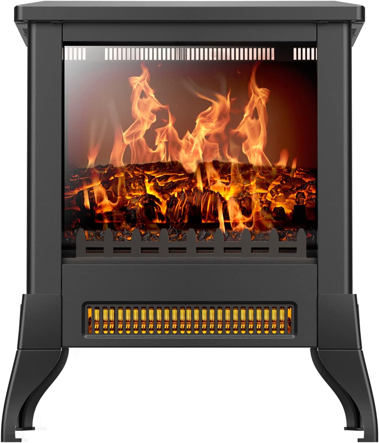 NookNova Small Fireplace, 14” Electric Fireplace, Fireplace Heater, Electric Fireplace Heater, Fake Fireplace, Fireplace Heaters for Indoor Use, Xmas Fireplace Decorations, Portable Fireplace