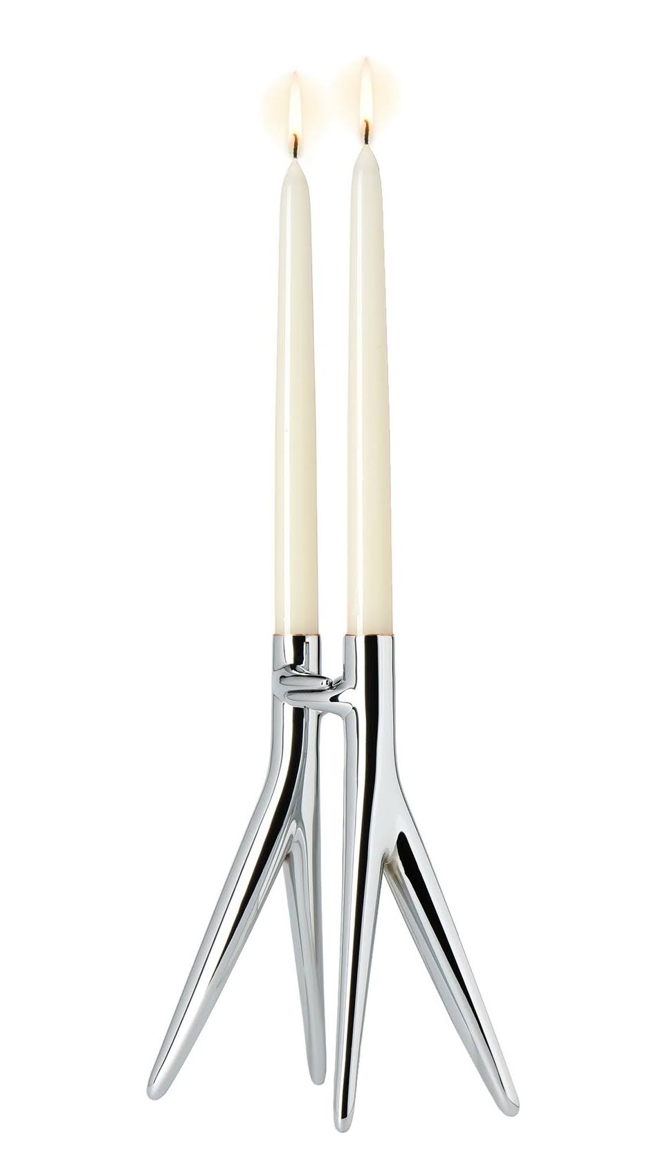 Kartell - Abbracciaio Candle Holder - Chrome