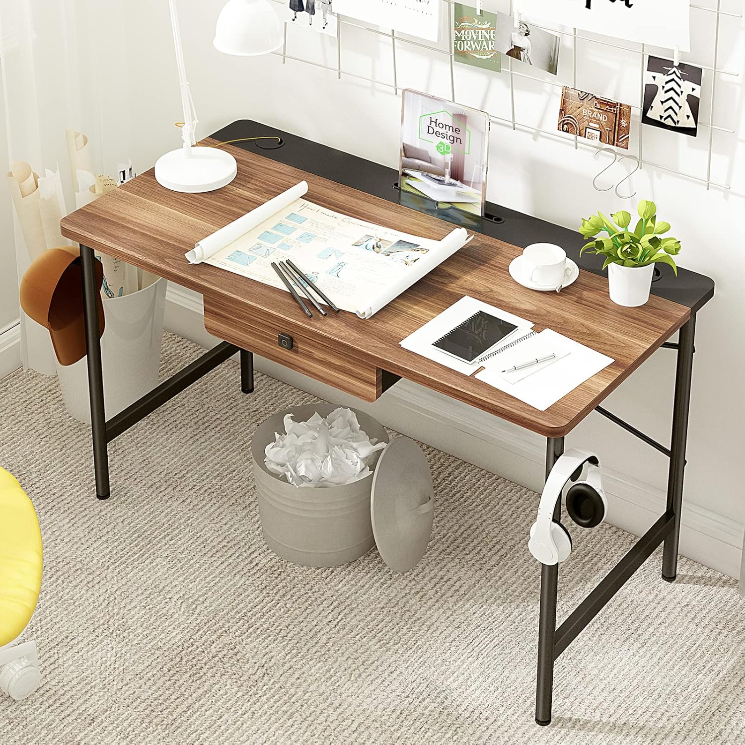 Home Office Desk Study Computer Desk Writing Table 47