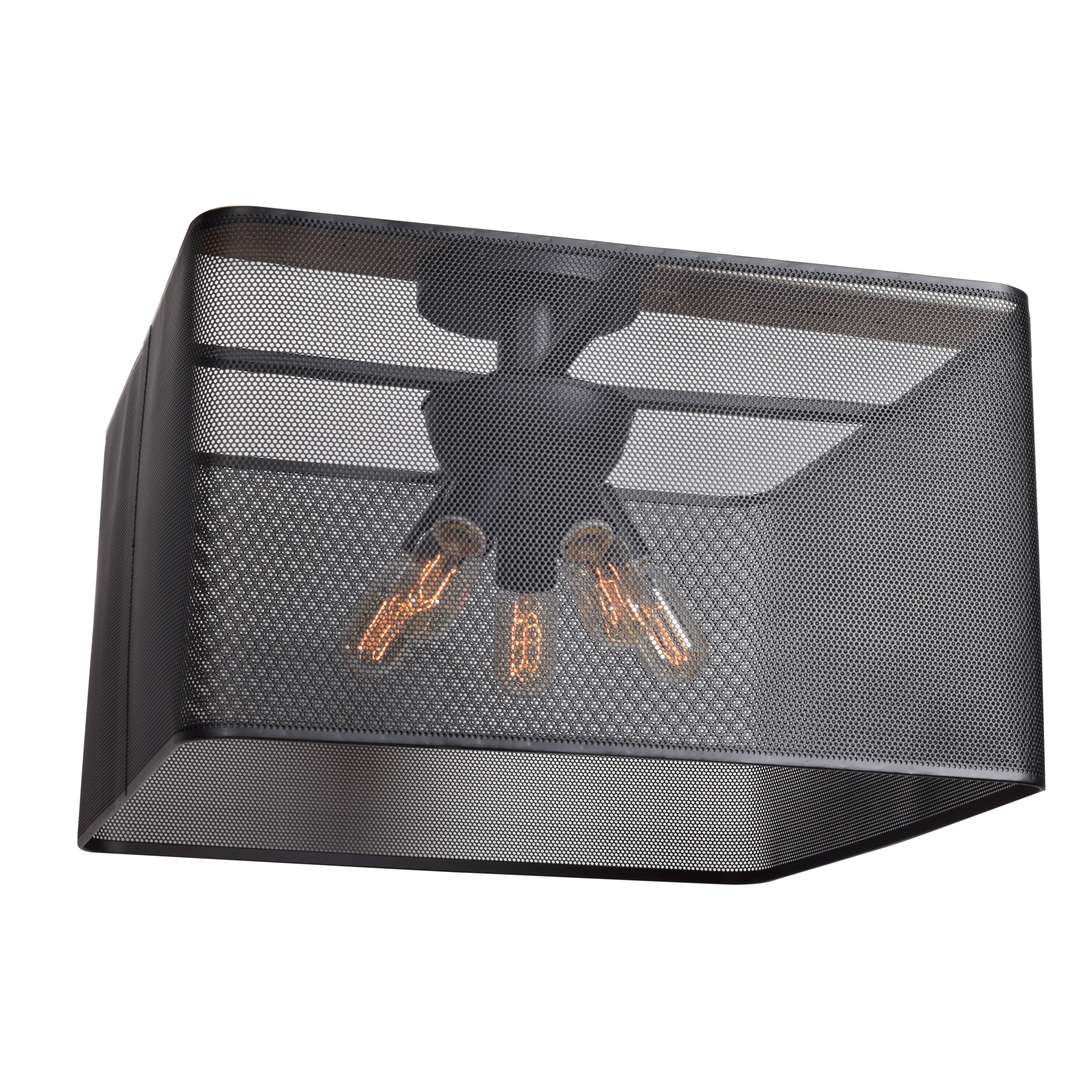 Access Lighting 50921-BL Epic Semi Flush Mount Light, Black