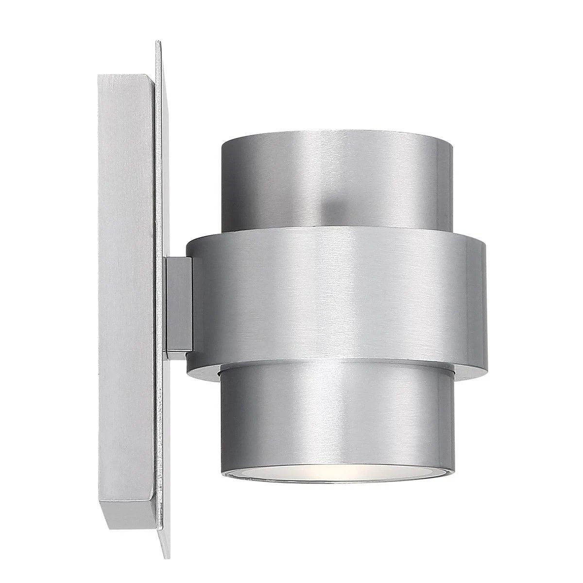 WAC Lighting WS-W64905 Black Barrel 2-Light 5x22H LED Outdoor Wall Sconce