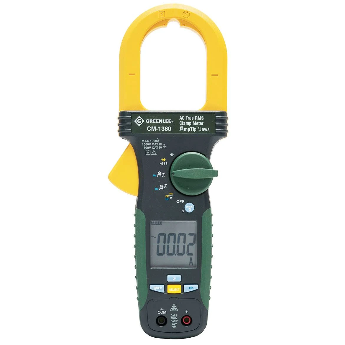 Greenlee CM-1360 1000 Amp AC True RMS Clamp Meter
