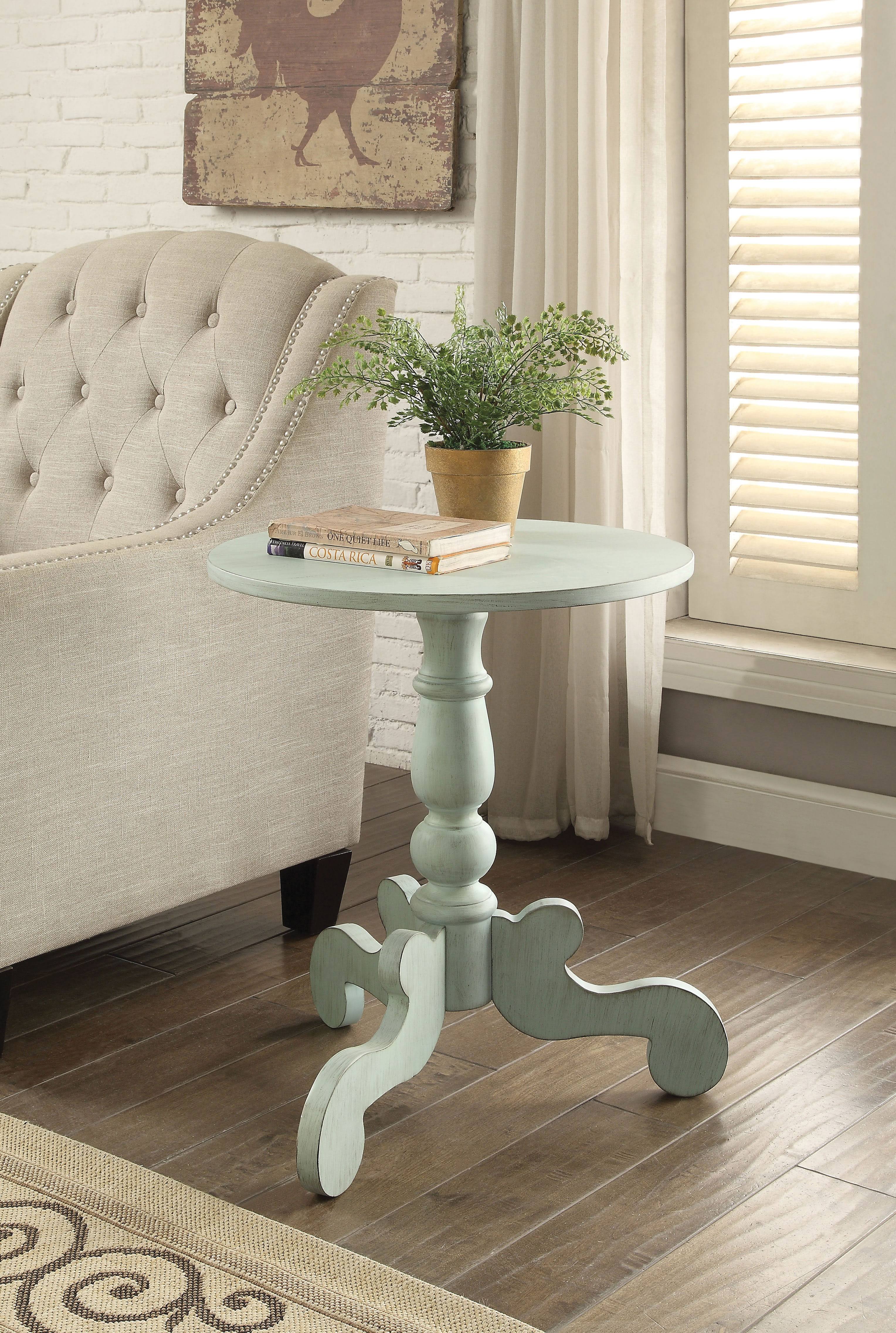 Acme Freida End Table Antique Green