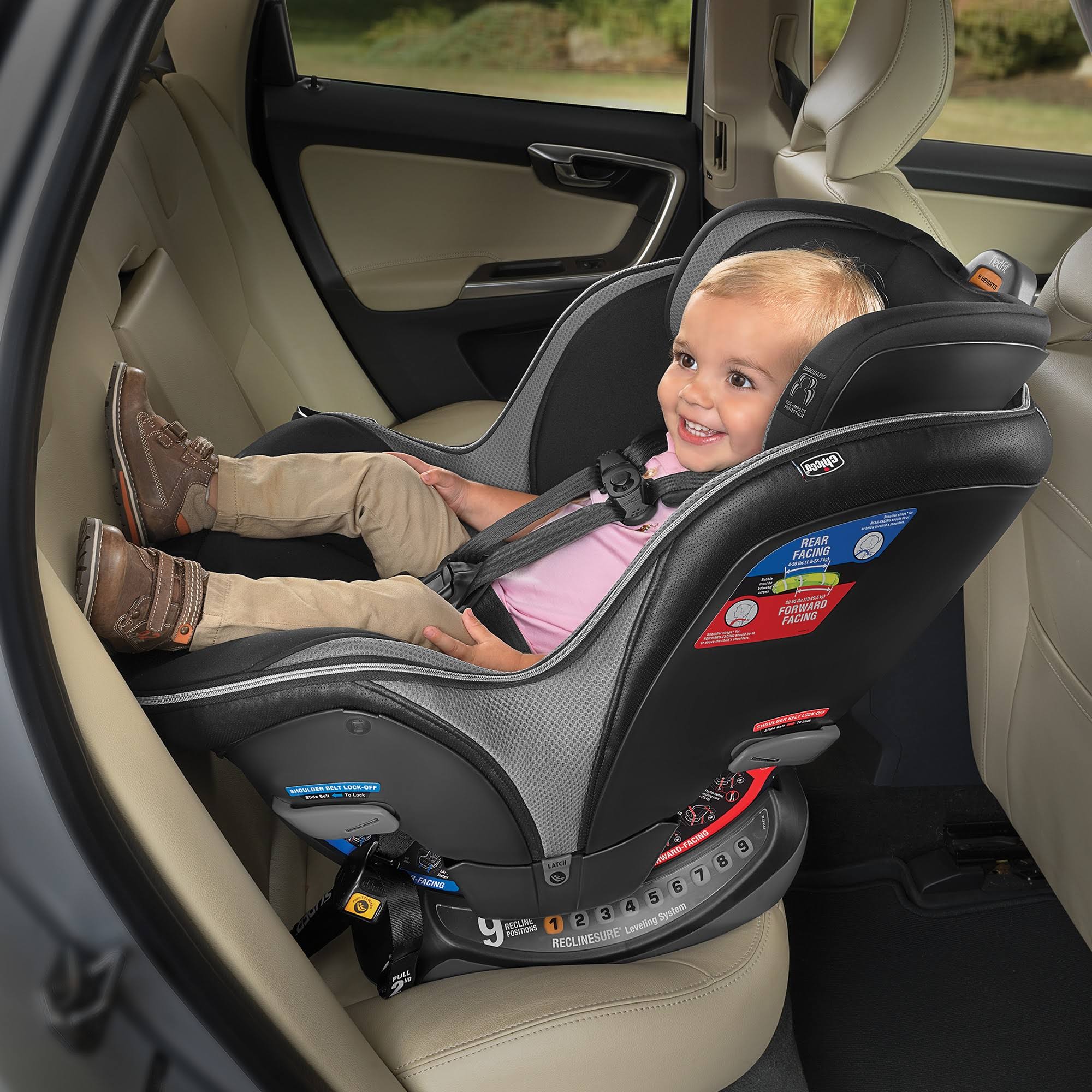 Chicco Next Fit Zip Max Convertible Car Seat - Black