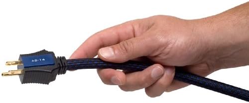 Pangea Audio AC-14 Audiophile Power Cable AC Cord Upgrade for Audio, Video and Electronic Gear 3 Prong 1 Meter Pack of 2