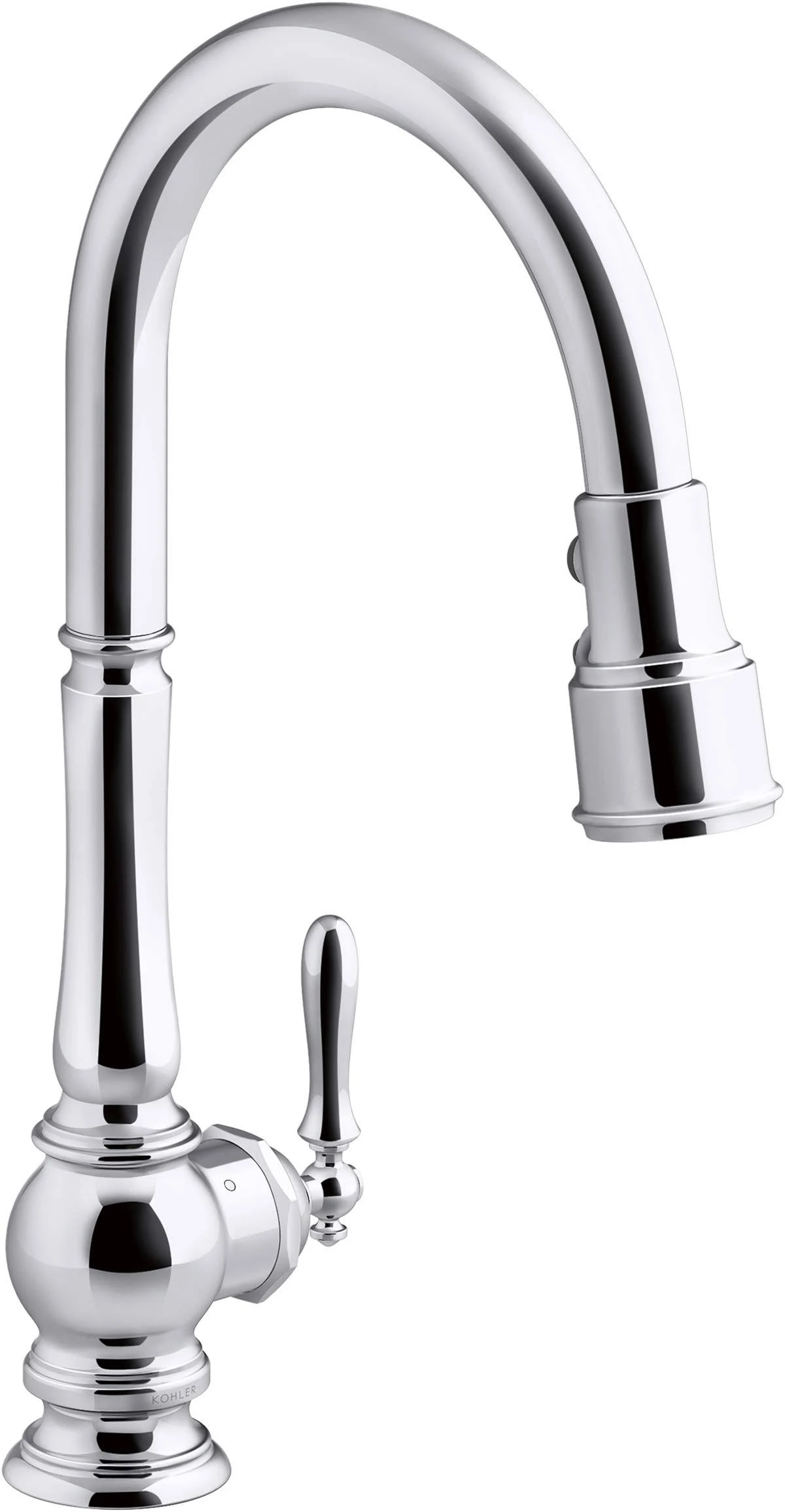 Kohler K-29709-WB-CP Artifacts Kitchen Sink Faucet with Konnect and Voice-Activated Technology Finish: Polished Chrome